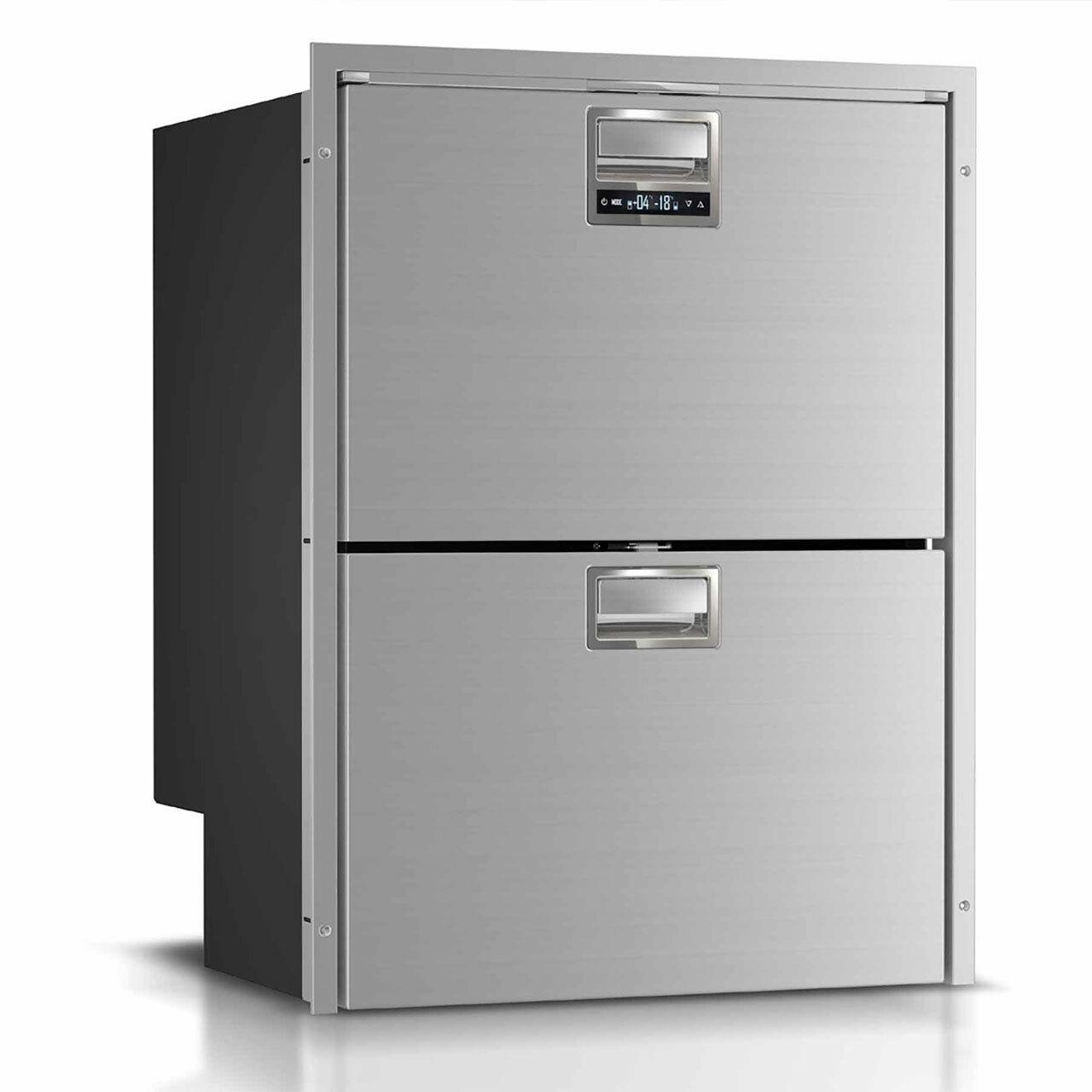 Vitrifrigo Stainless Steel Double Drawer Refrigerator/Freezer DRW180A for Camper Vans