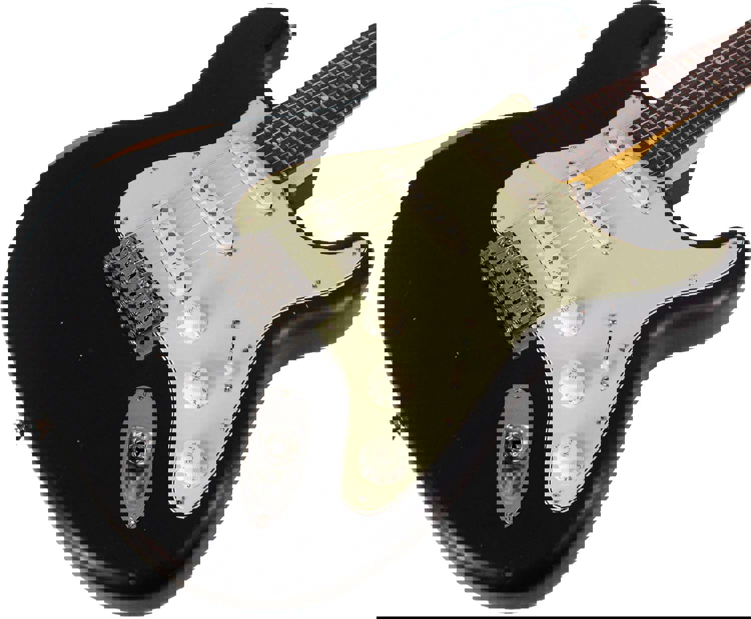 Nash S-63 Guitar, Black, Light Aging - Vintage Strat Model with Modern Features