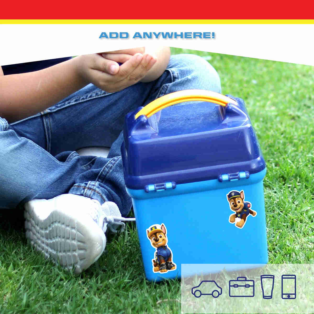 Paw Patrol Chase Decals - Fun and Durable Stickers for Fans