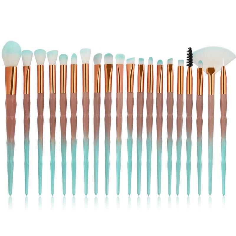 20PCS Unicorn Beauty Makeup Brushes Tool Set