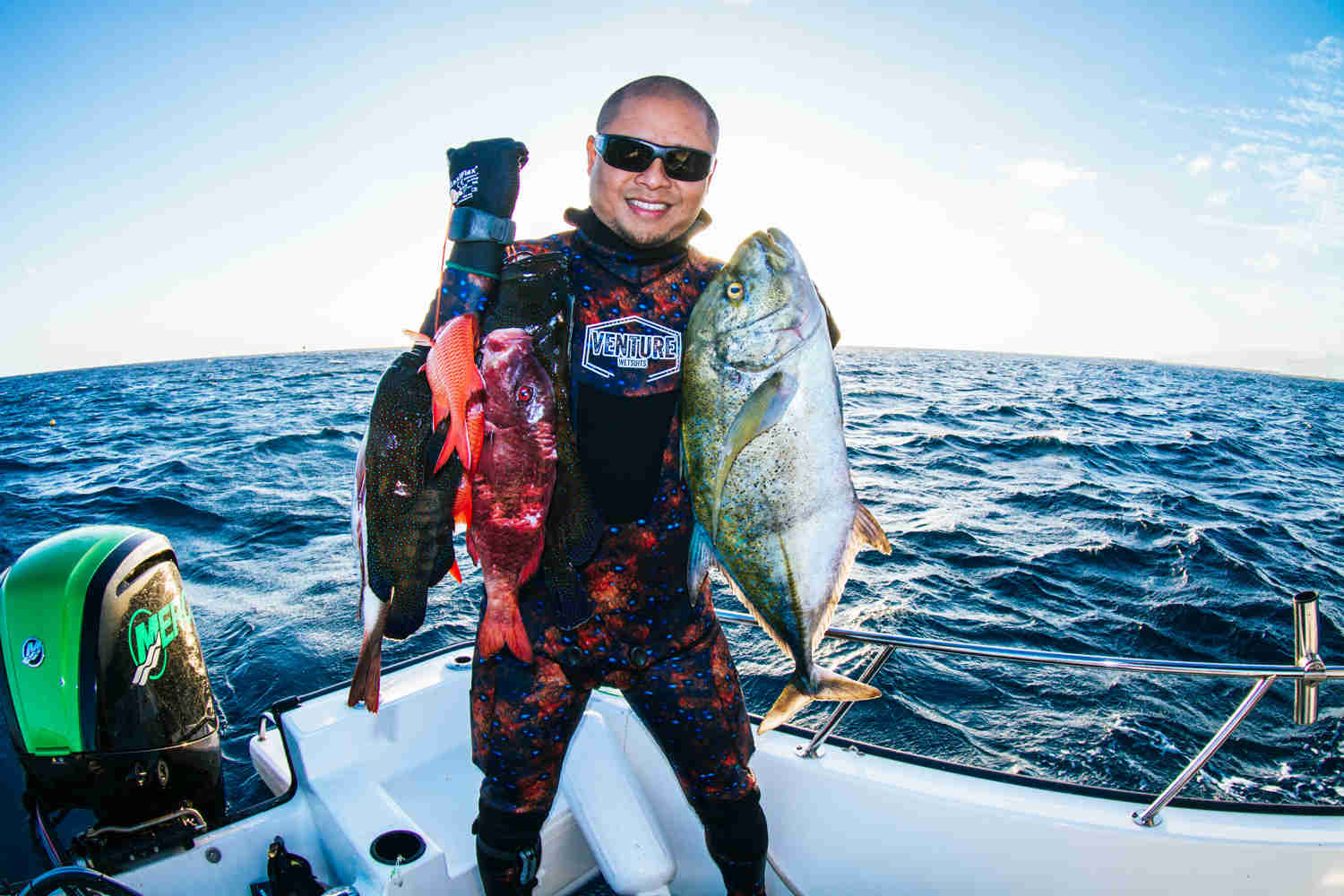 Roi Wetsuit for Men - Peacock Grouper Inspired Diving Suit