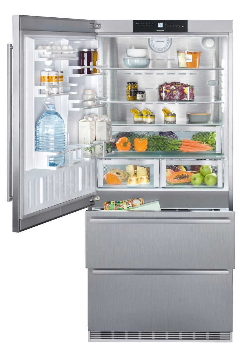 Liebherr CS2081 36 Inch Counter Depth Bottom-Freezer Refrigerator with Automatic Ice Maker