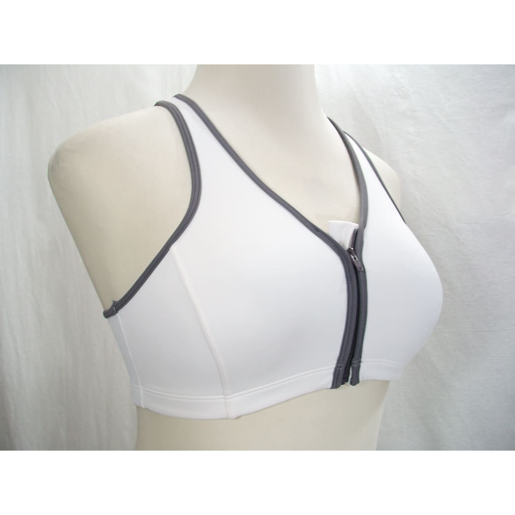 Hanes G469 HC32 Wire Free Zip Front Vented Back Sports Bra