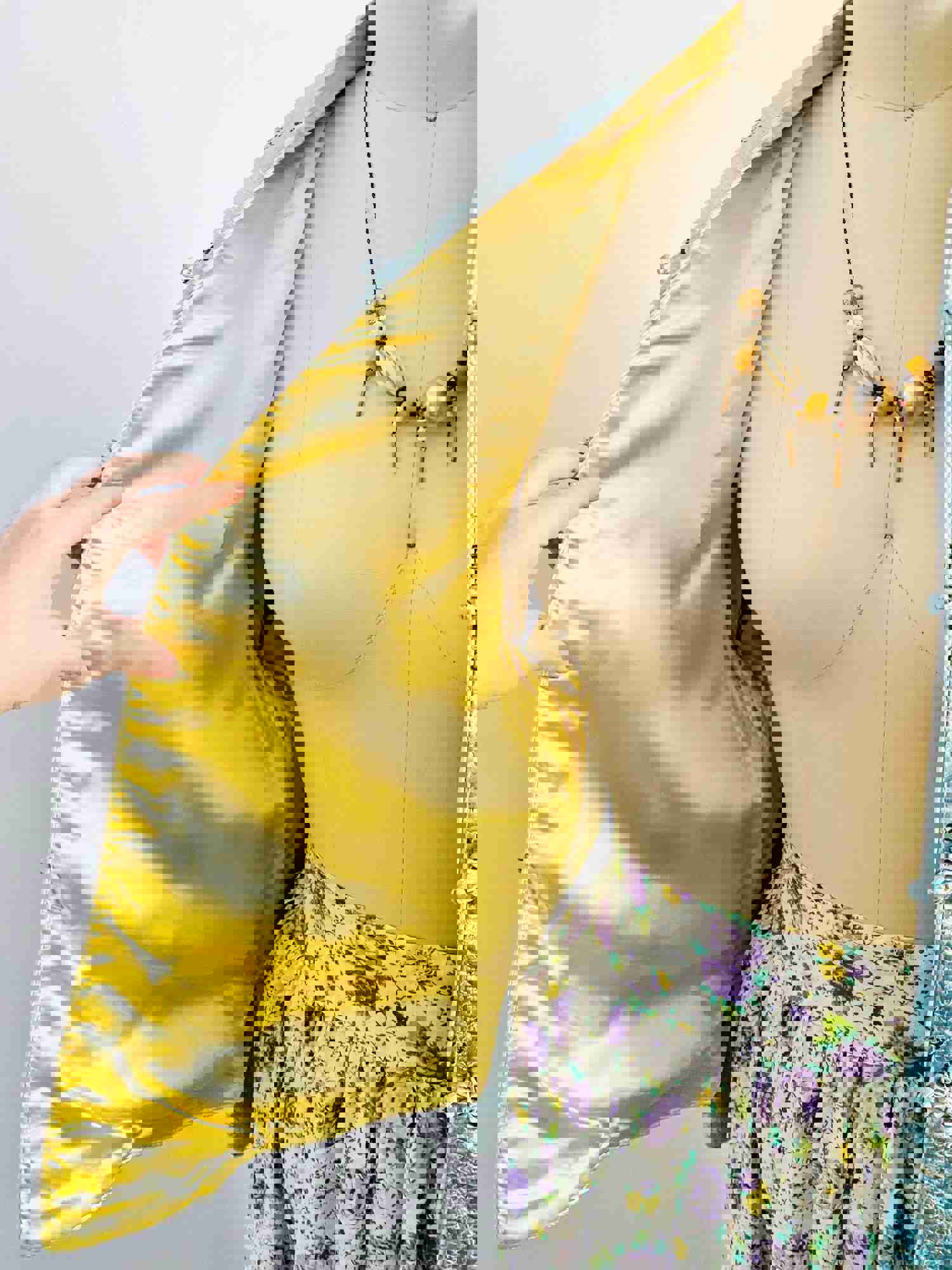 Vintage Pastel Blue Reversible Chinese Jacket