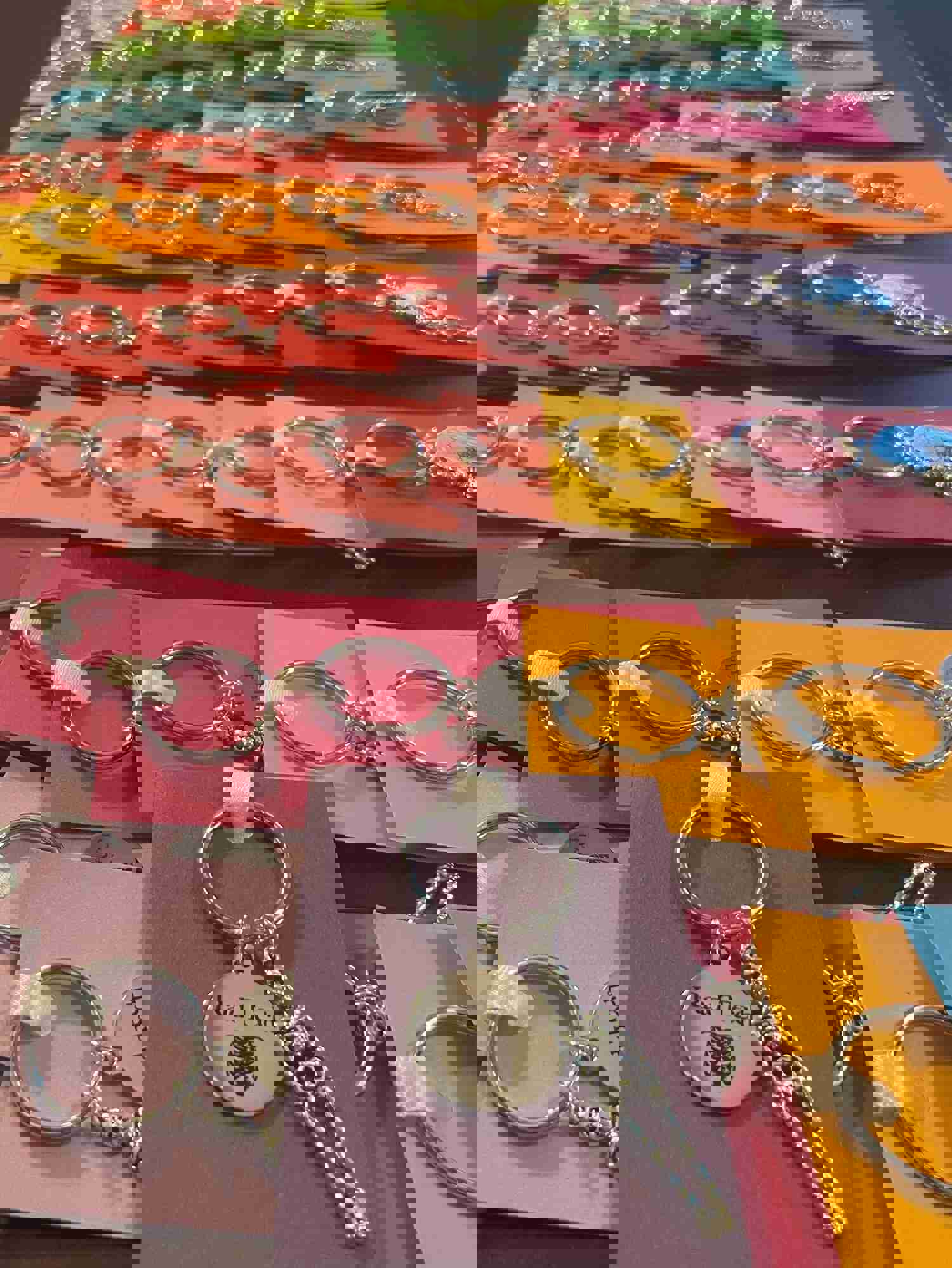 Radiate Positivity Key Chain with Caduceus Charm - Perfect Gift for Radiology and Healthcare Workers