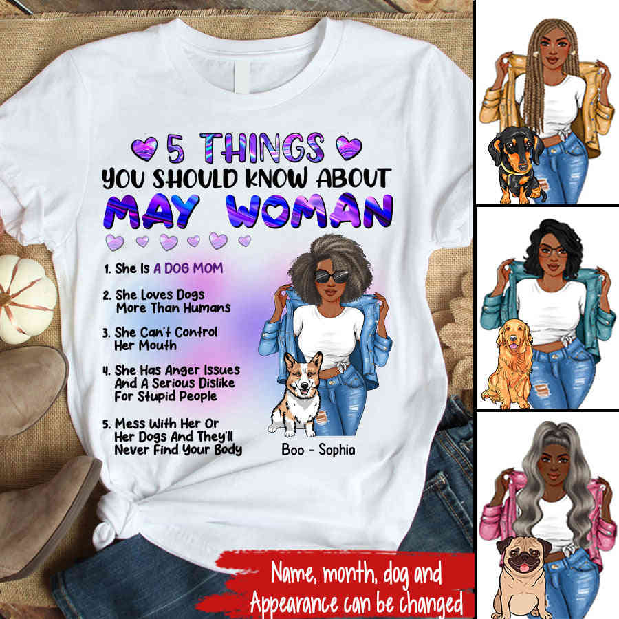 May Birthday Shirt - Custom Birthday Gift for Queens Born in May