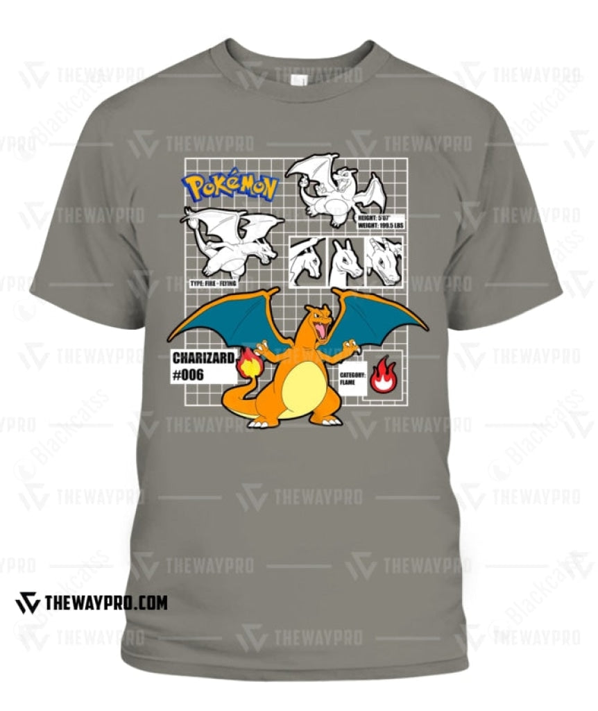 PKM Charizard #006 Custom Graphic Apparel