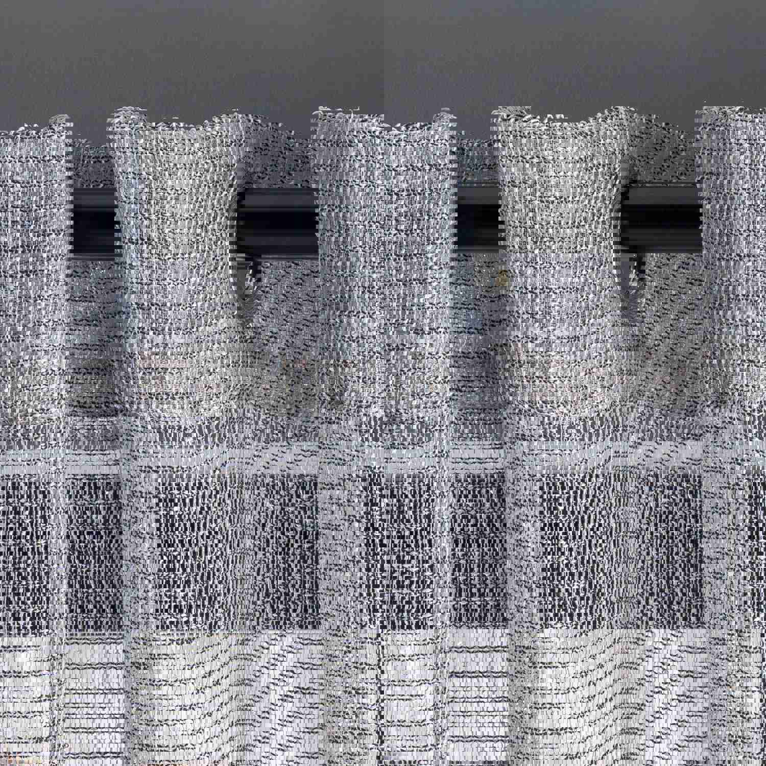 Sheer Linen Curtain - 6 Color Options, High Quality Custom Luxury Grommet Curtains for Living Room & Bedroom