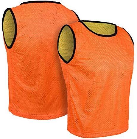 Athllete Reversible Mesh Pack of 6 Basketball Jerseys for Team Sports