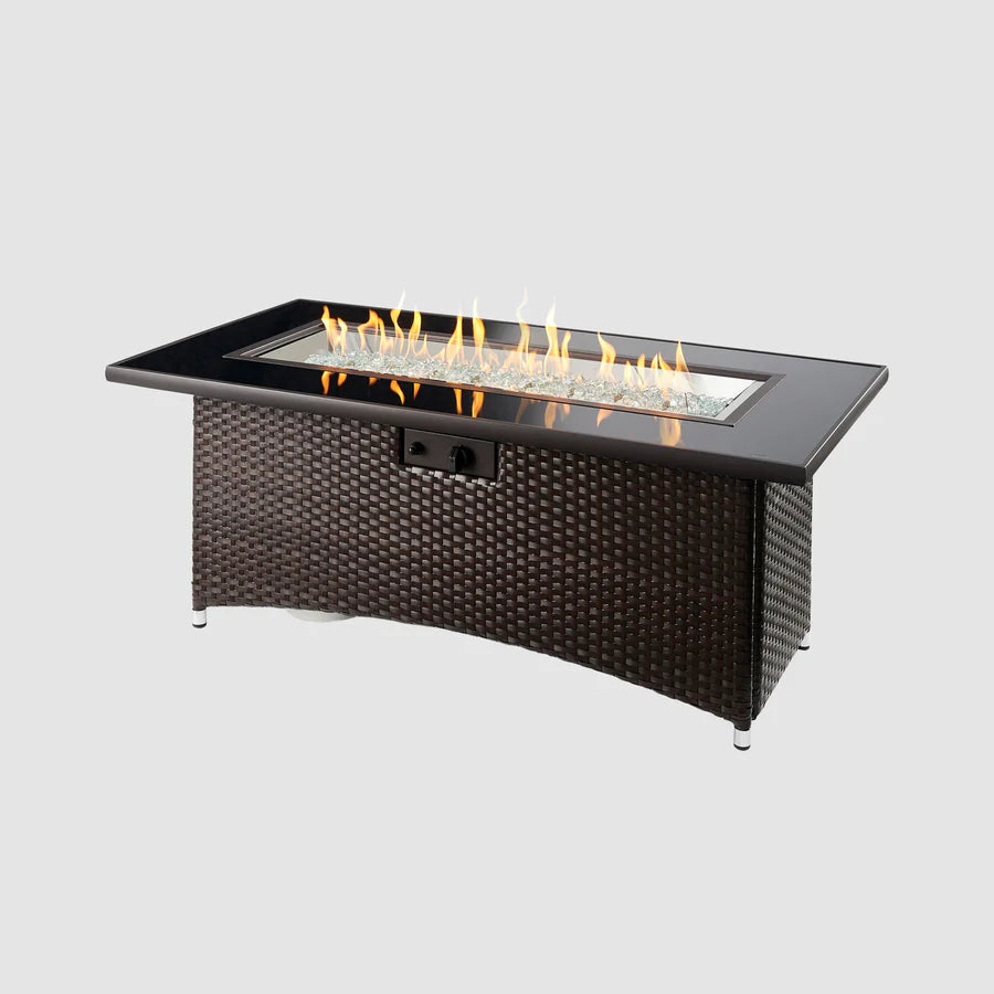 Outdoor Greatroom Company Balsam Montego Linear Gas Fire Pit Table