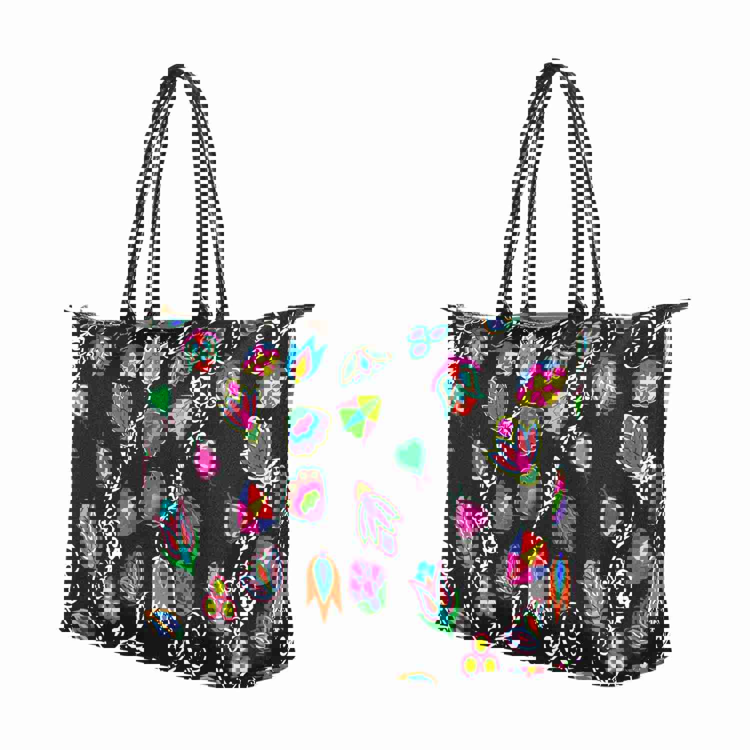 Indigenous Paisley Black Single-Shoulder Lady Handbag