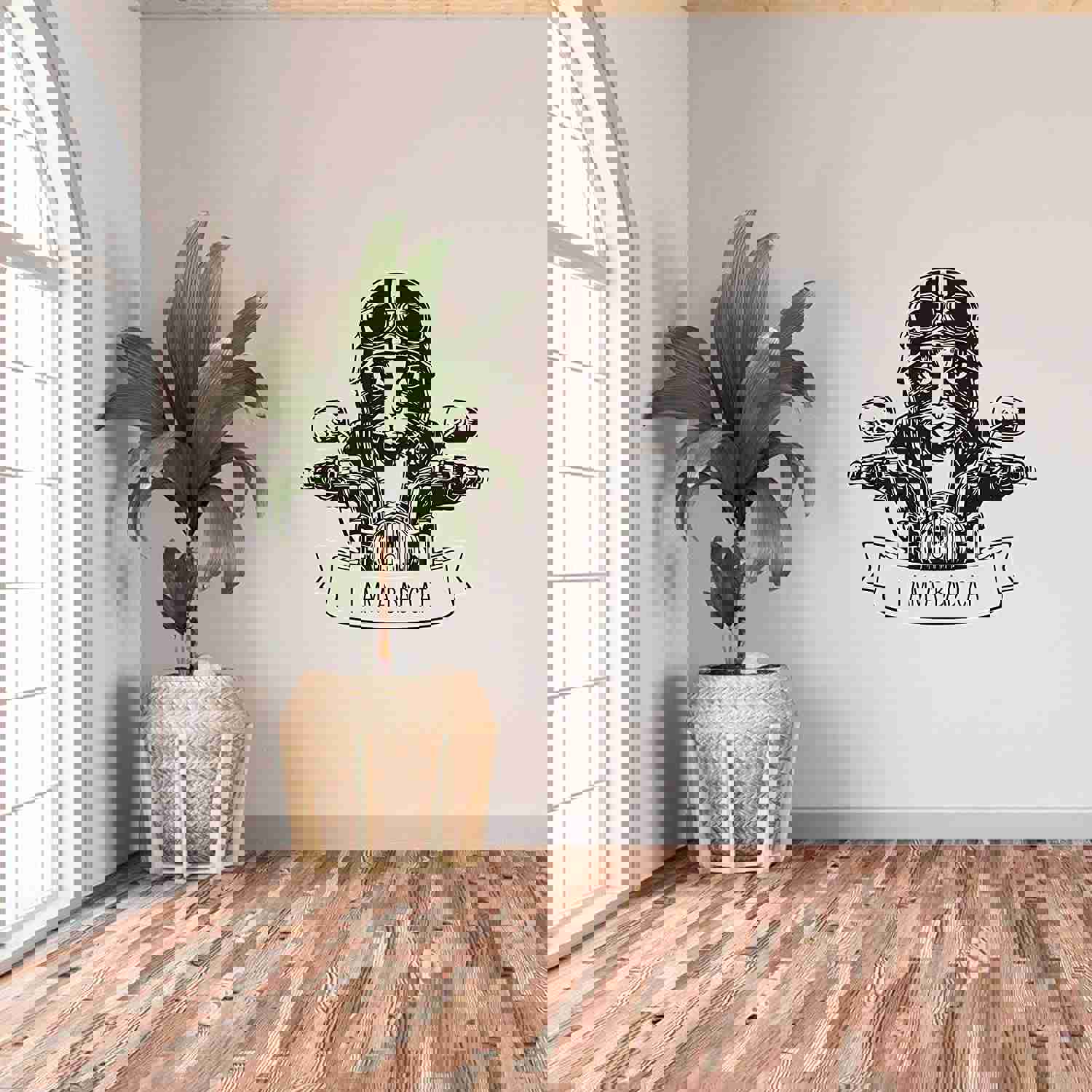 Animal Life Quote Vinyl Wall Sticker Decal - I Am A Bad Cat Cats Quote