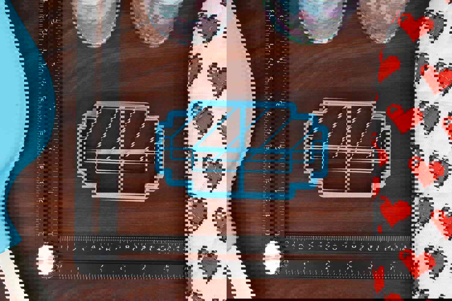 Pixel Foods Cookie Cutters - Pixelated Food Merch for Gamers