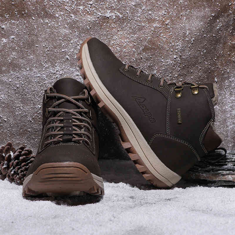 Men's Winter Waterproof Ankle Boot - Rugged & Comfortable