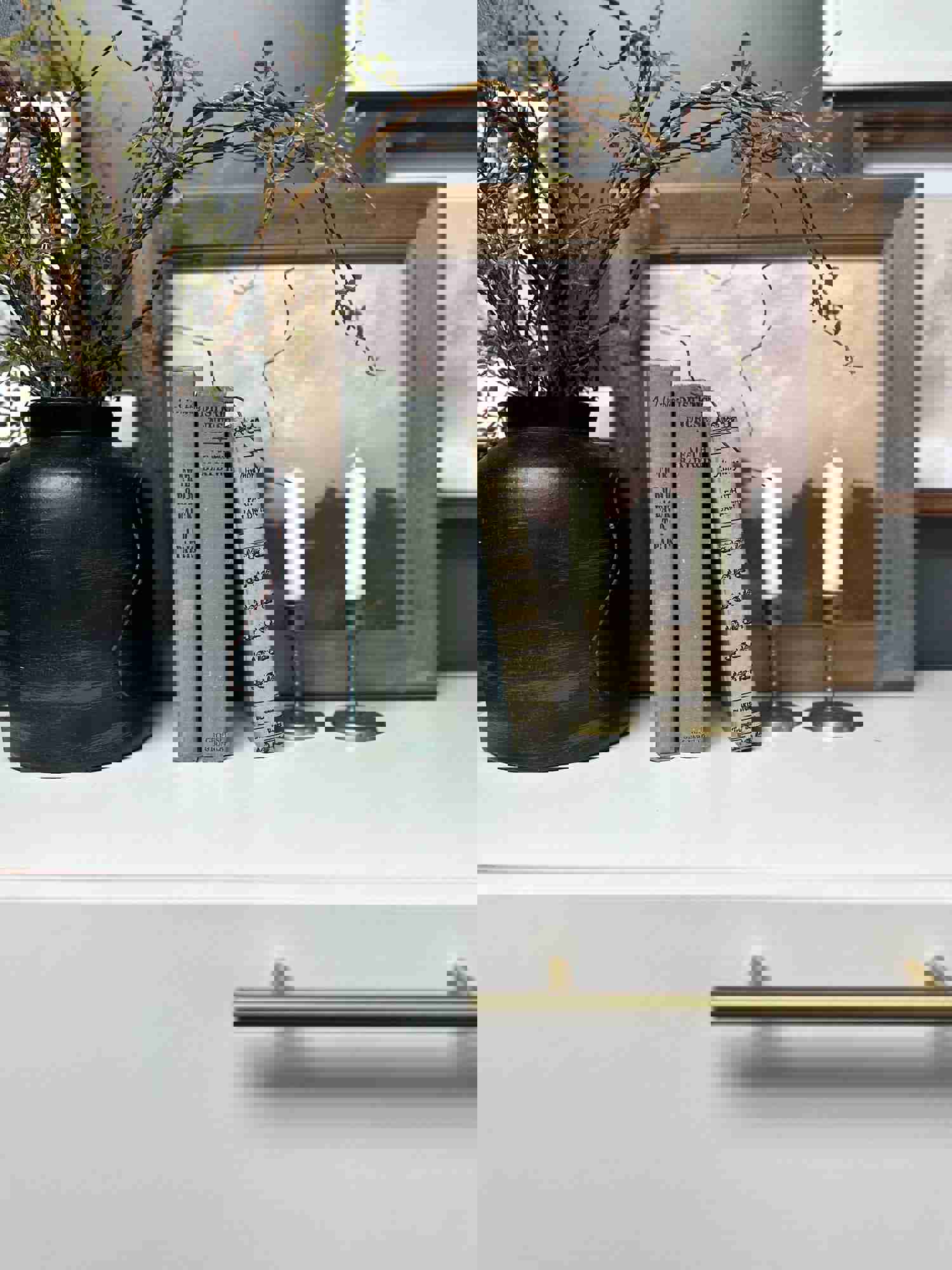 Blue Vintage Books for Home Decor