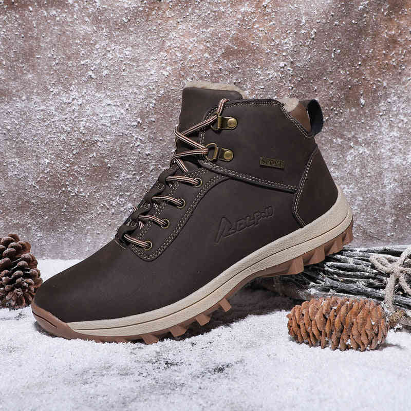 Men's Winter Waterproof Ankle Boot - Rugged & Comfortable