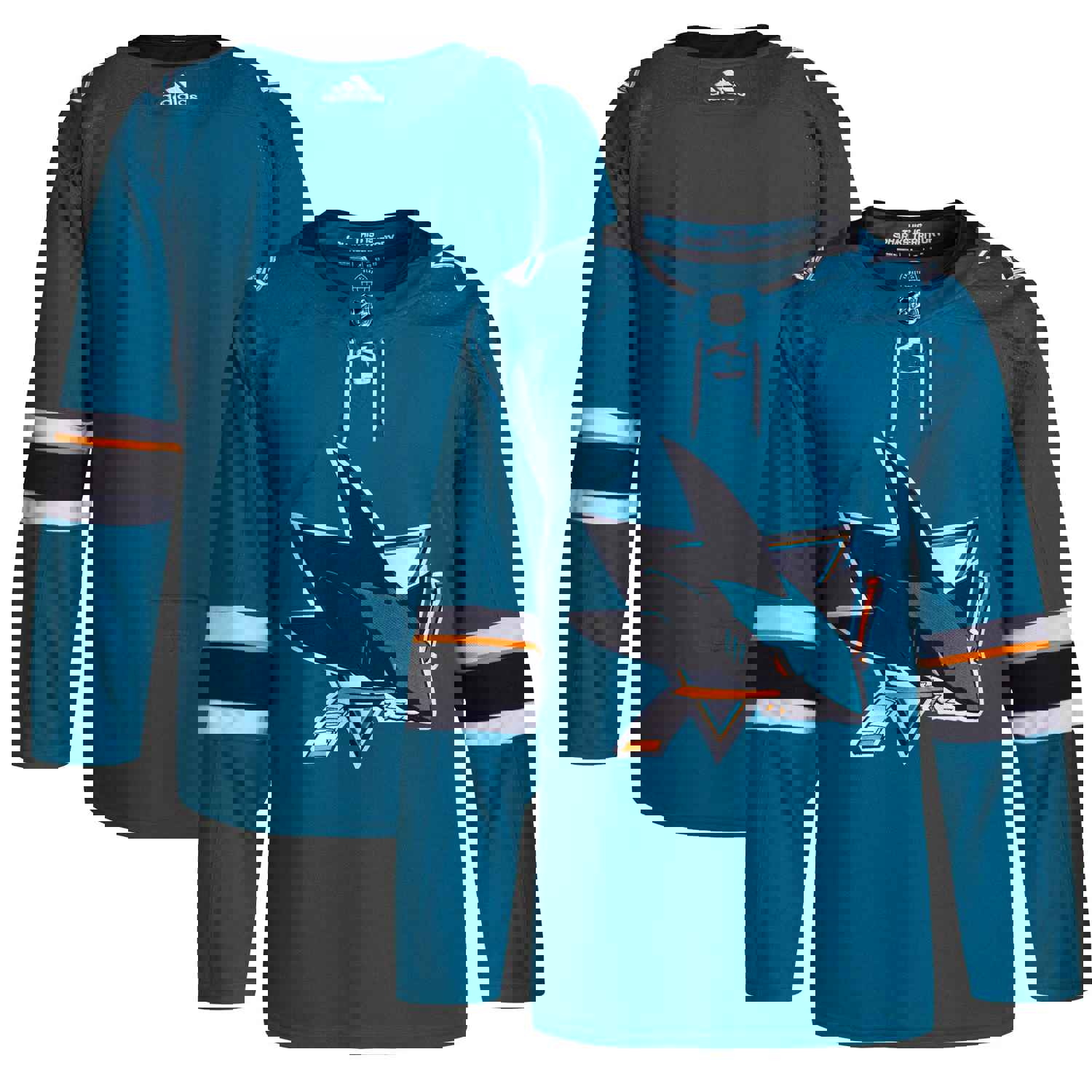 San Jose Sharks adidas 2021/22 Home Primegreen Authentic Pro Jersey - Teal