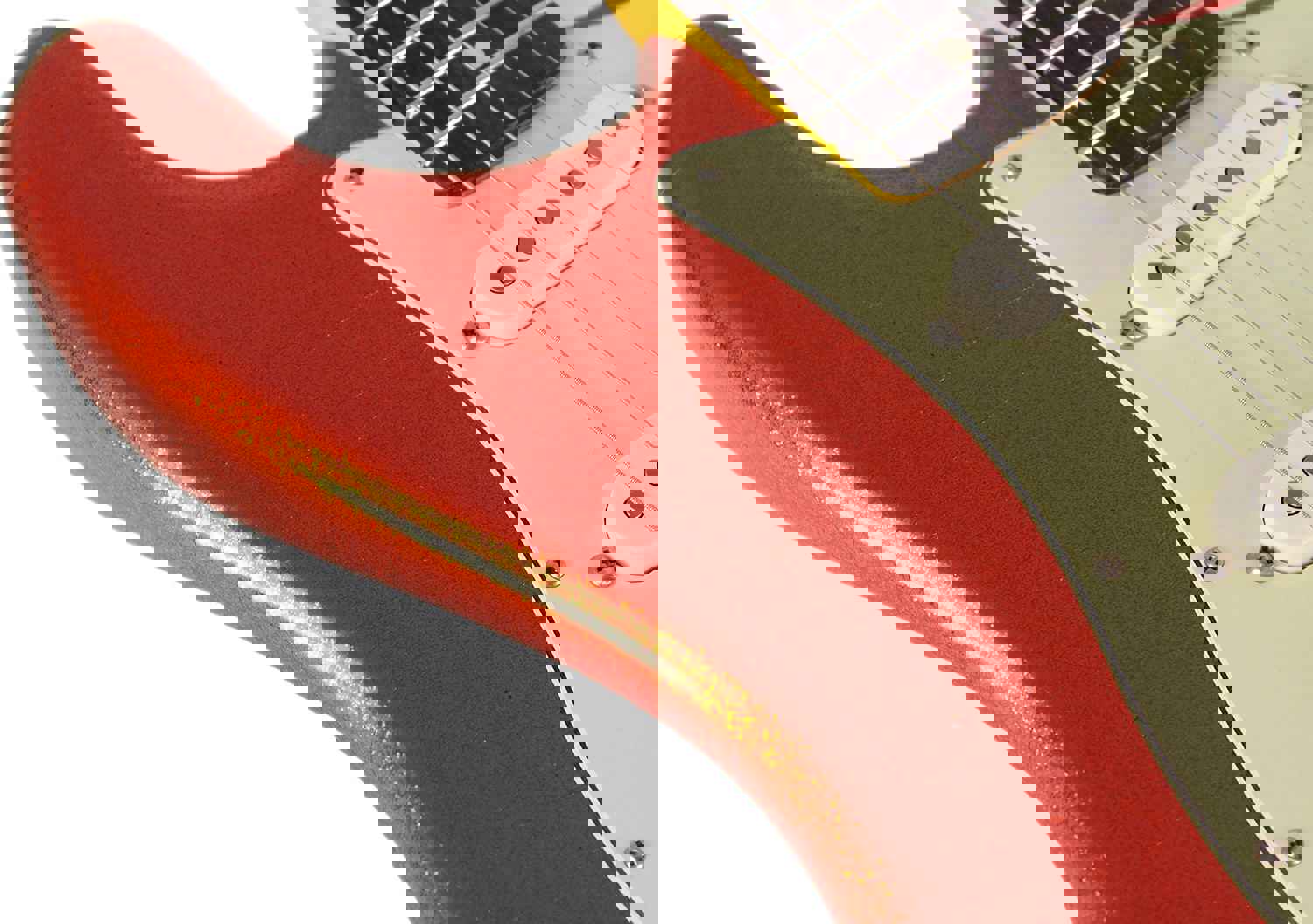 Nash S-63 Guitar, Vintage Orange Sparkle, Light Aging