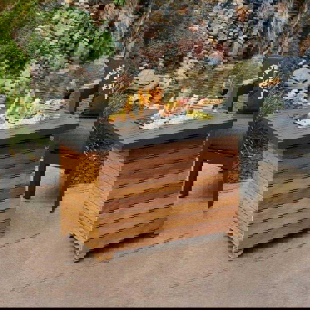 The Outdoor GreatRoom Company Darien 42-Inch Rectangular Gas Fire Pit Table