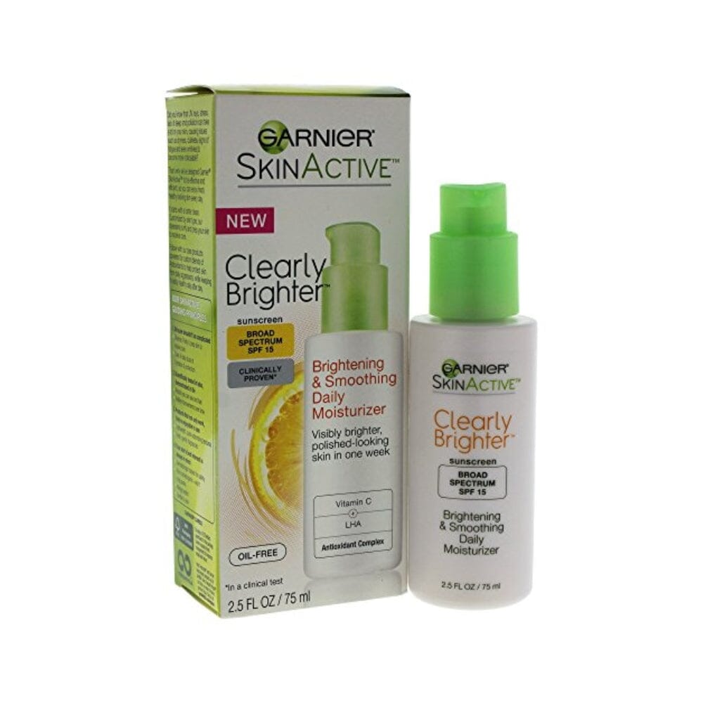 Garnier SkinCare Active SPF 15 Face Moisturizer with Vitamin C, 2.5 fl. oz., Clearly Brighter