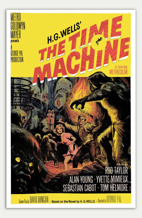 Time Machine - 11 x 17 Movie Poster (1960 Reprint)