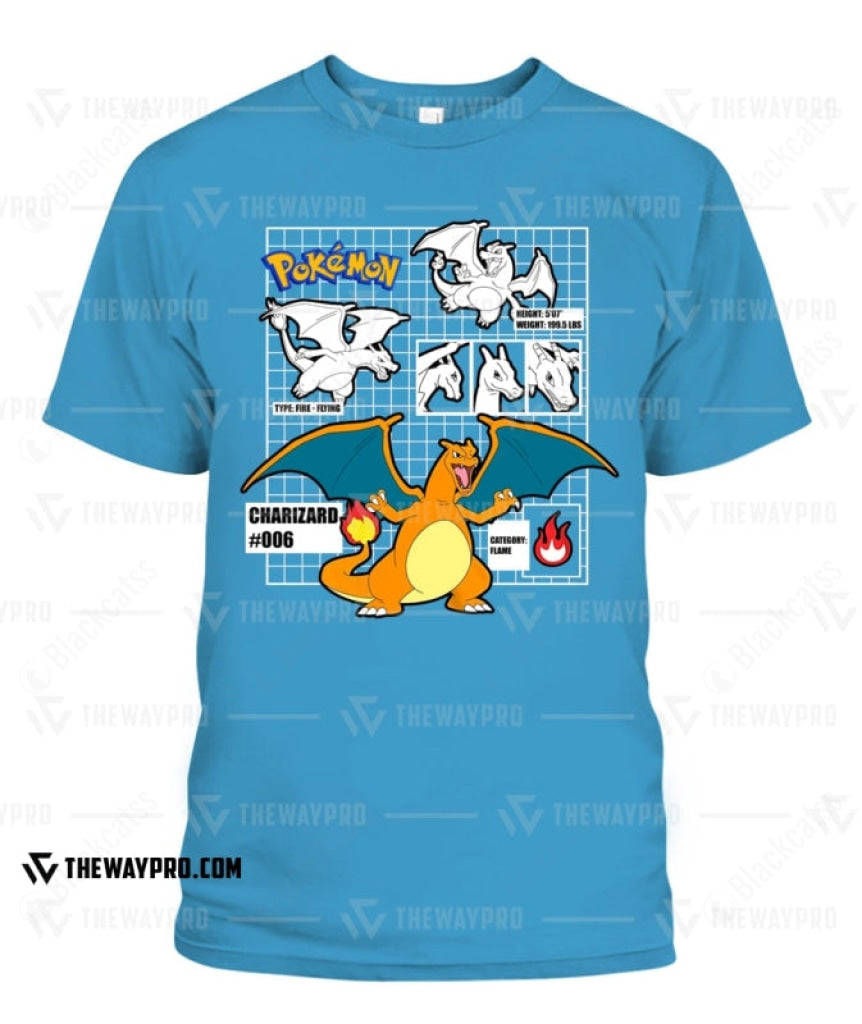PKM Charizard #006 Custom Graphic Apparel