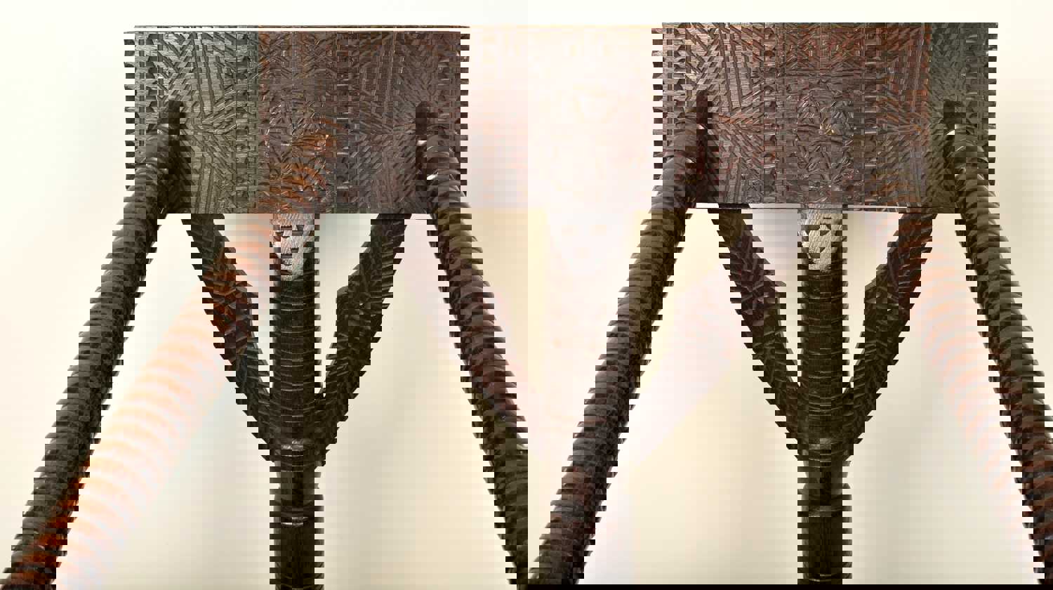 Antique English Arts & Crafts Turners Corner Chair, Circa 1900