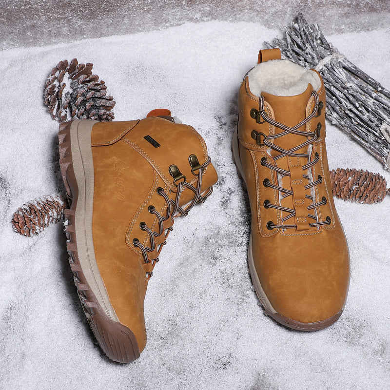 Men's Winter Waterproof Ankle Boot - Rugged & Comfortable