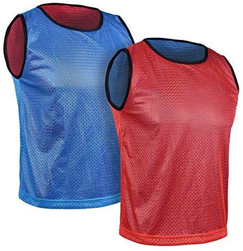 Athllete Reversible Mesh Pack of 6 Basketball Jerseys for Team Sports
