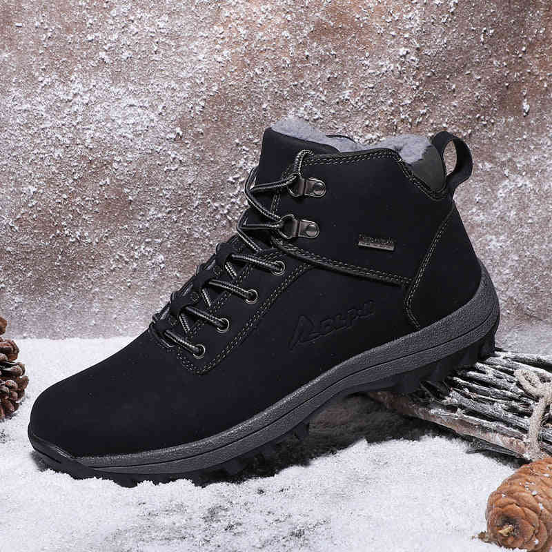 Men's Winter Waterproof Ankle Boot - Rugged & Comfortable