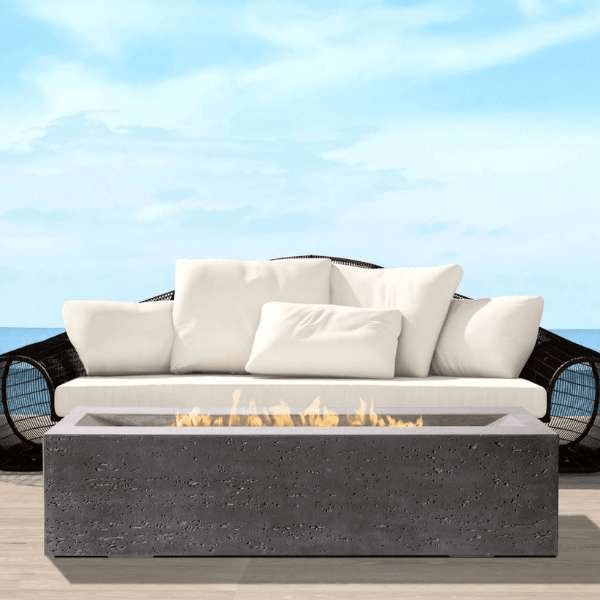 PyroMania Fire Millenia Rectangle Fire Pit - Outdoor Heating Solution