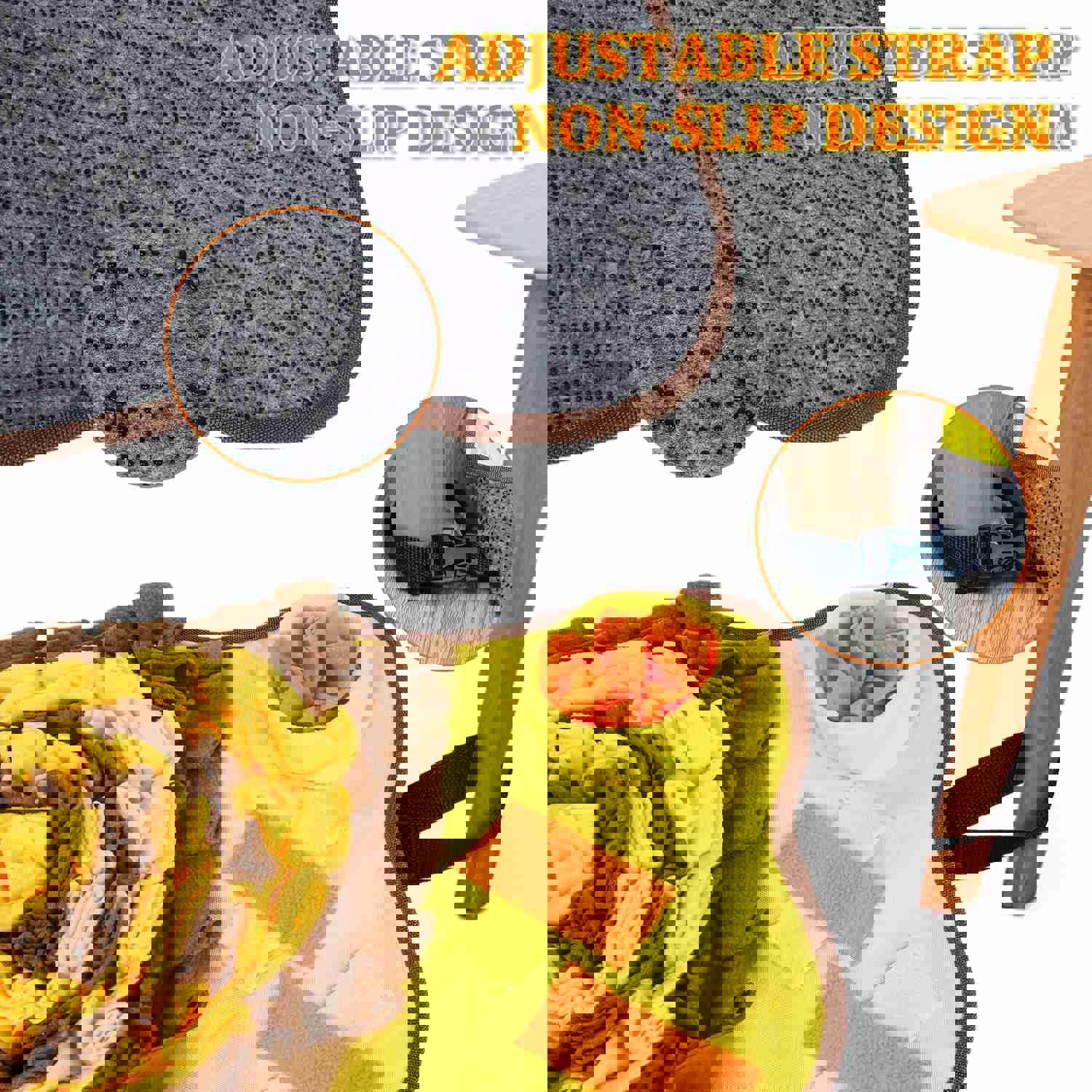 IOKHEIRA Snuffle Mat for Dogs - Interactive Feeding Game and Mental Stimulation Toy