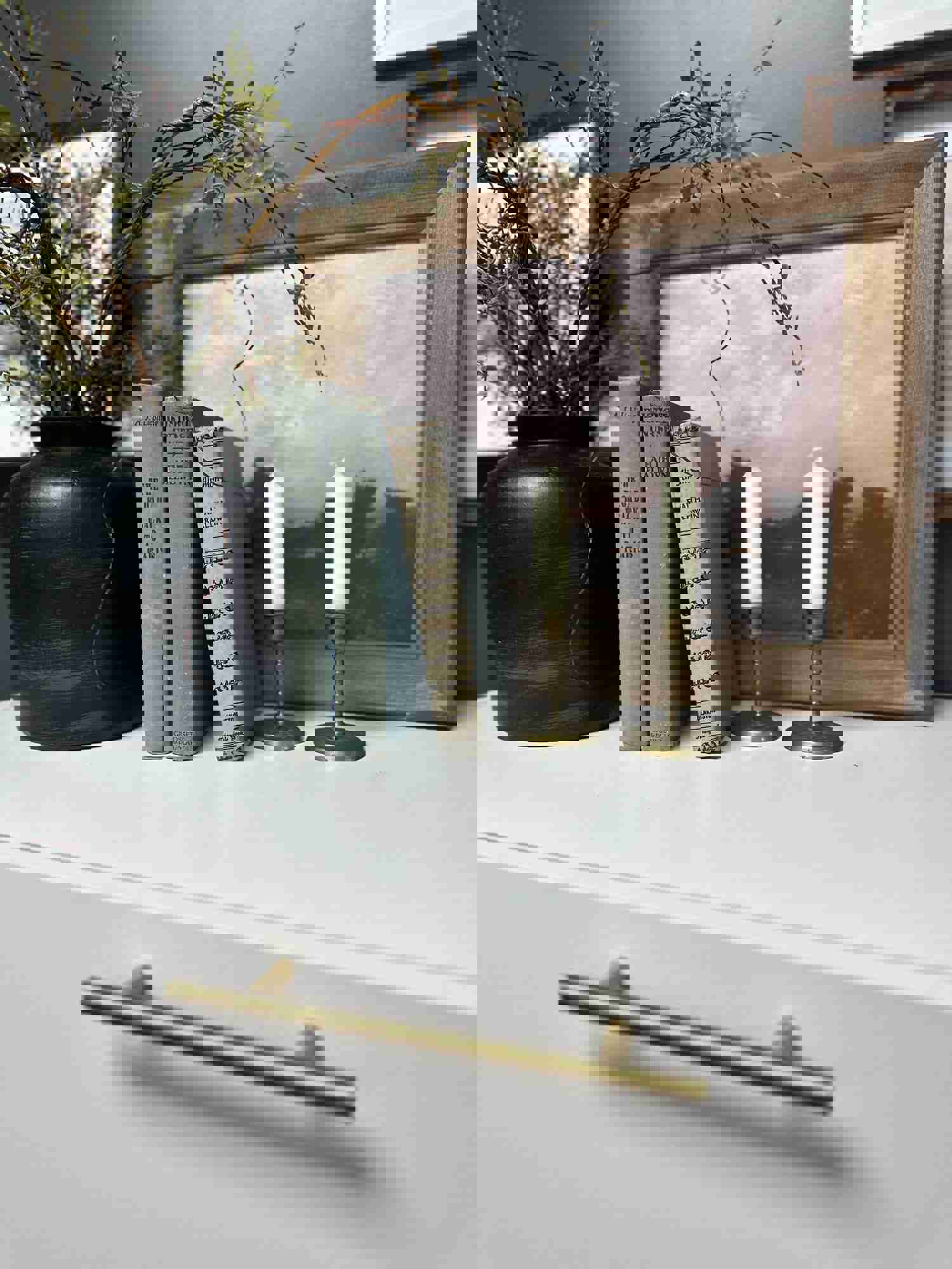 Blue Vintage Books for Home Decor