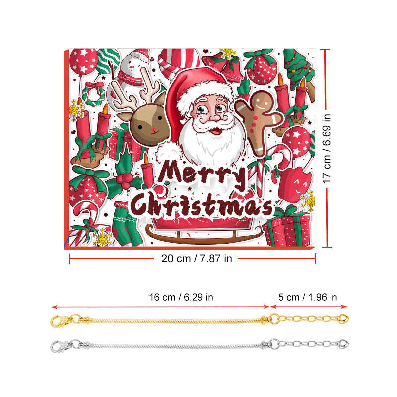 DIY Christmas Advent Calendar Bracelet Kit