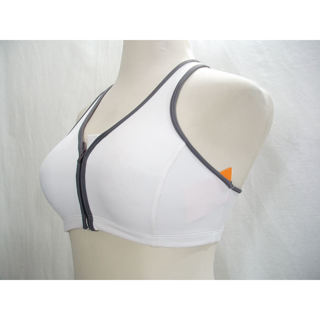 Hanes G469 HC32 Wire Free Zip Front Vented Back Sports Bra