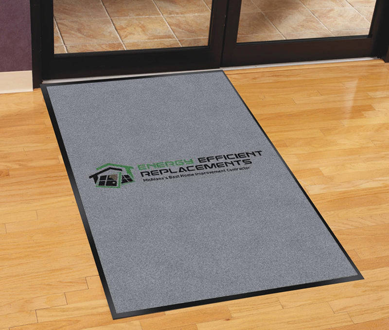 Energy Efficient Logo Mat with Nitrile Rubber Edge