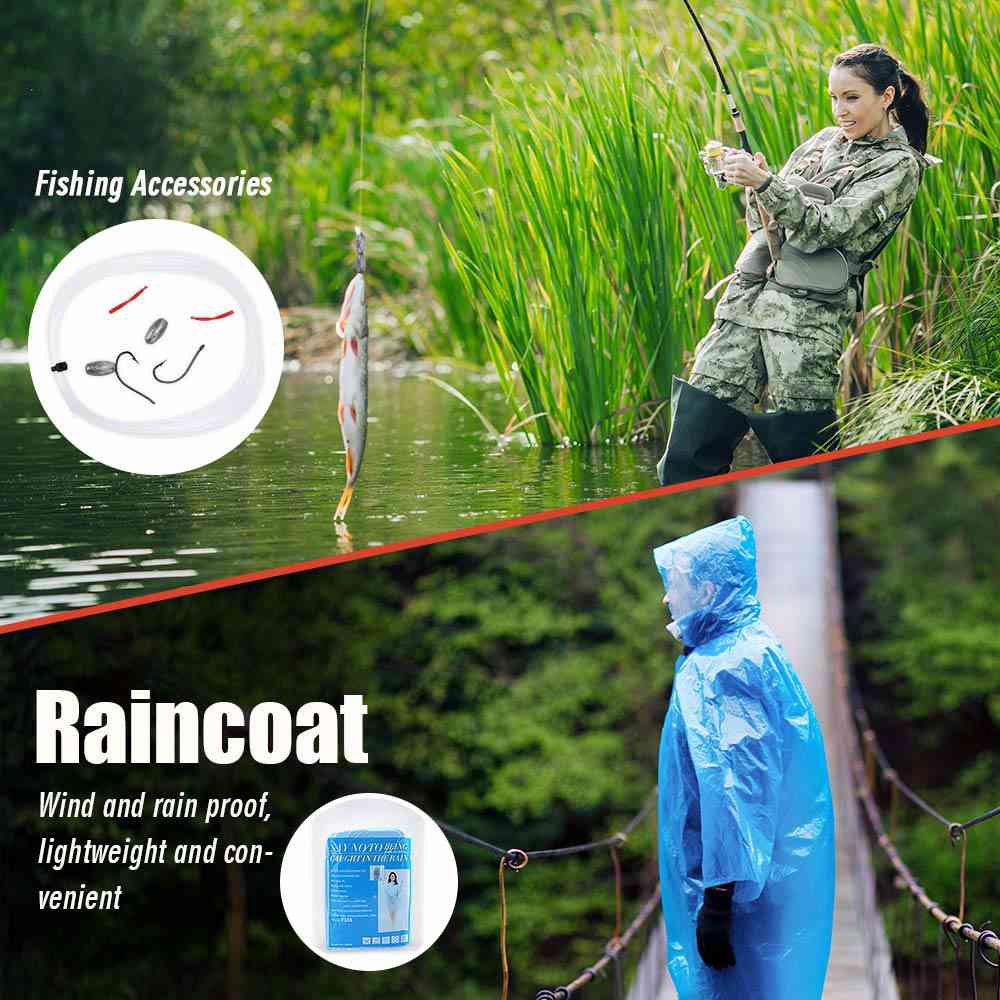 EILIKS 47 in 1 Outdoor Emergency Survival Kit for Camping, Hiking, and Adventure