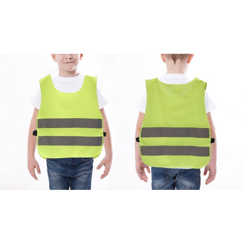 Kids Reflector Vest - 2-Pack High Visibility Vests for Outdoor Safety
