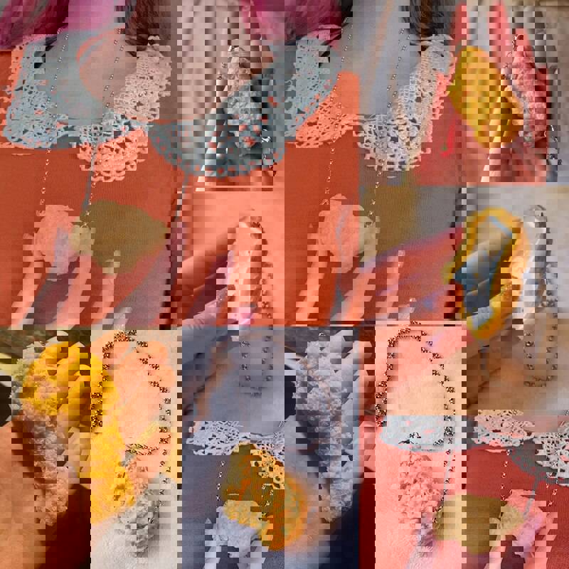 Creative Handmade Simulation Food Necklace for Women - Fried Chicken Leg & Wing Pendant, Trendy Barbecue Jewelry