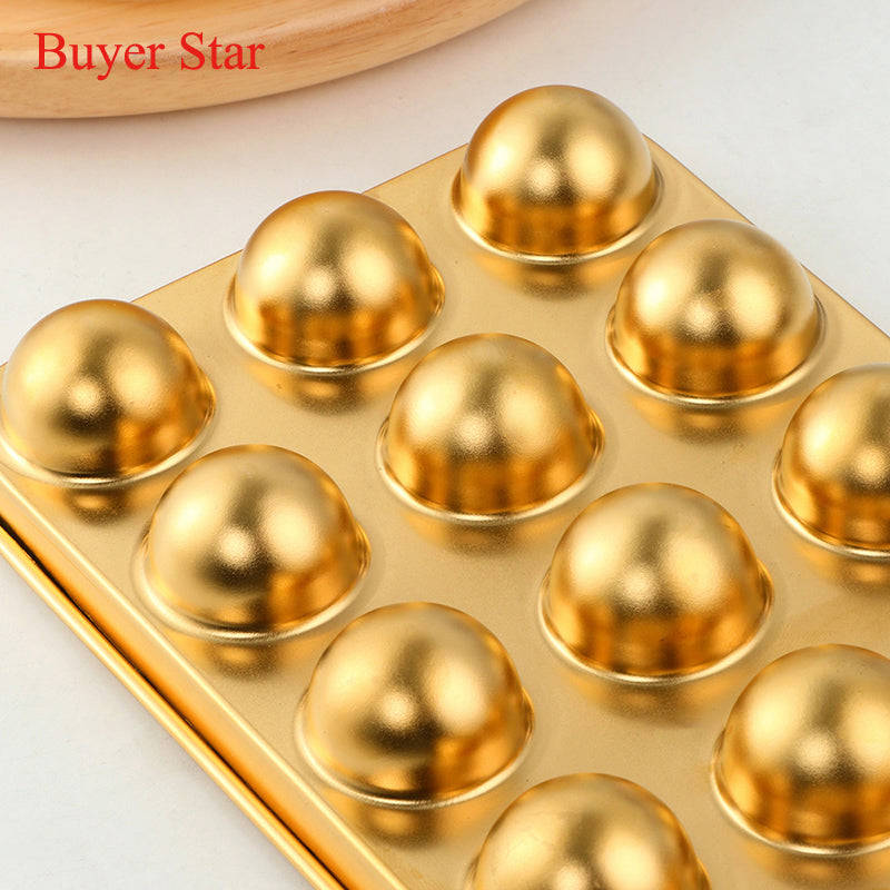 Stainless Steel Round Shape Ice Cube Tray & Ice Ball Maker Mold