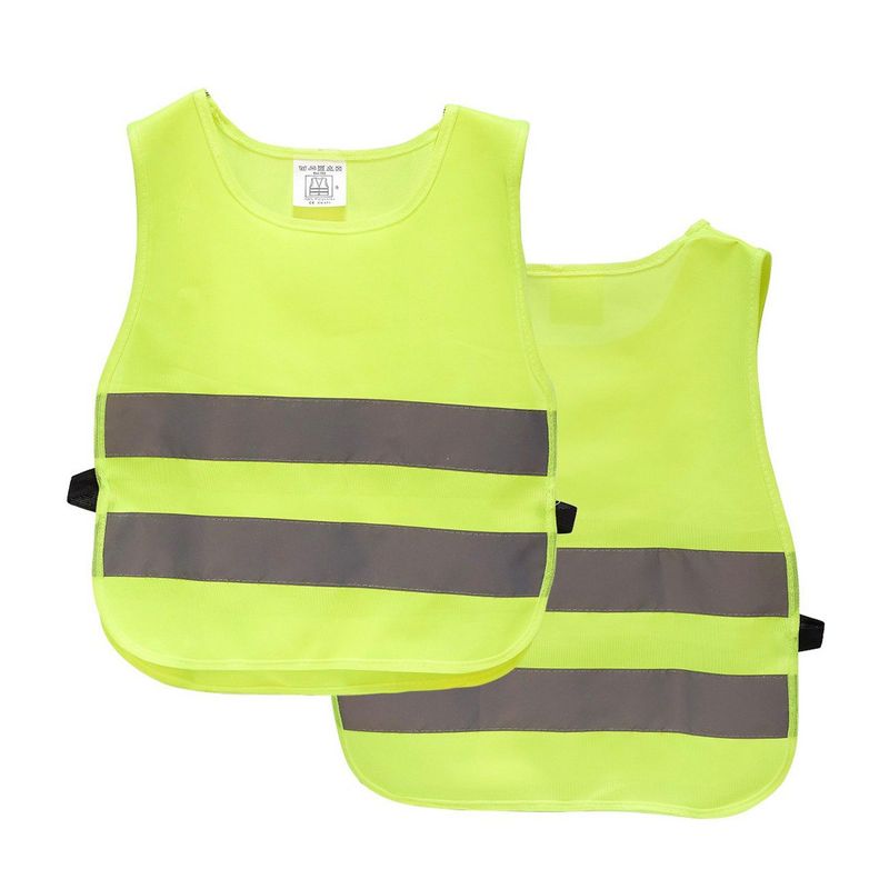 Kids Reflector Vest - 2-Pack High Visibility Vests for Outdoor Safety