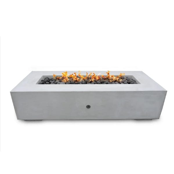 Pottery Works Pannus Rectangular Concrete Fire Pit