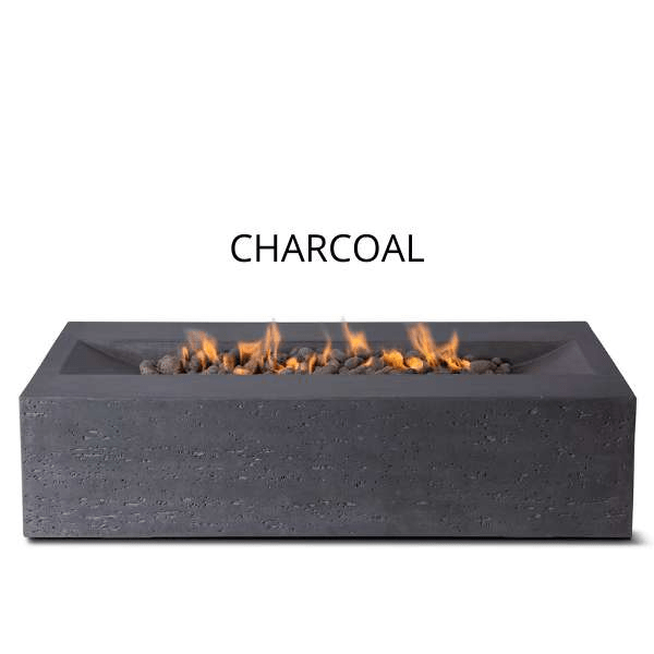 PyroMania Fire Millenia Rectangle Fire Pit - Outdoor Heating Solution