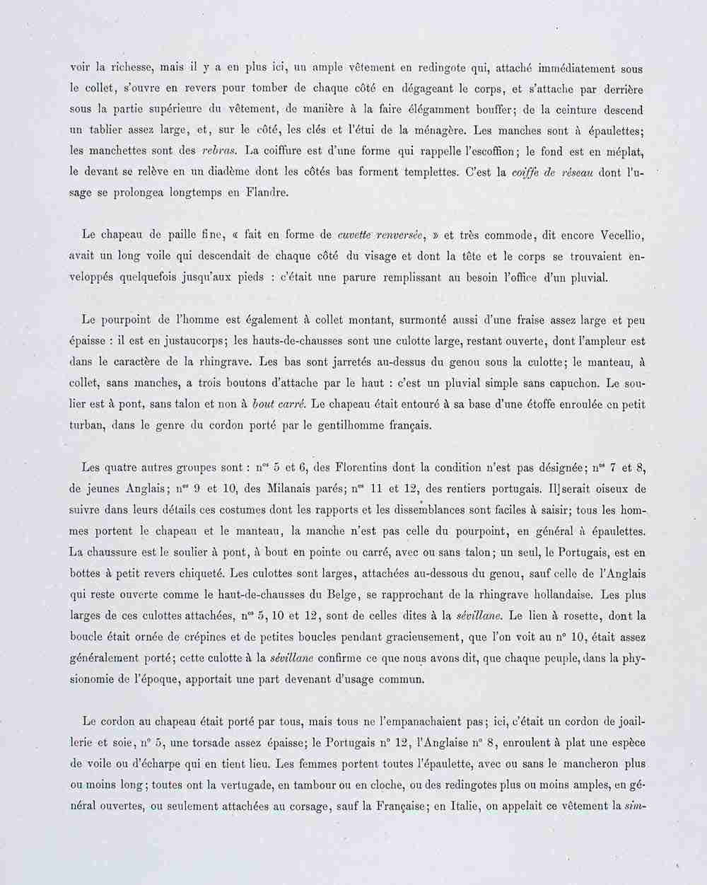 1888 Chromolithograph of 16th Century European Couple Costumes