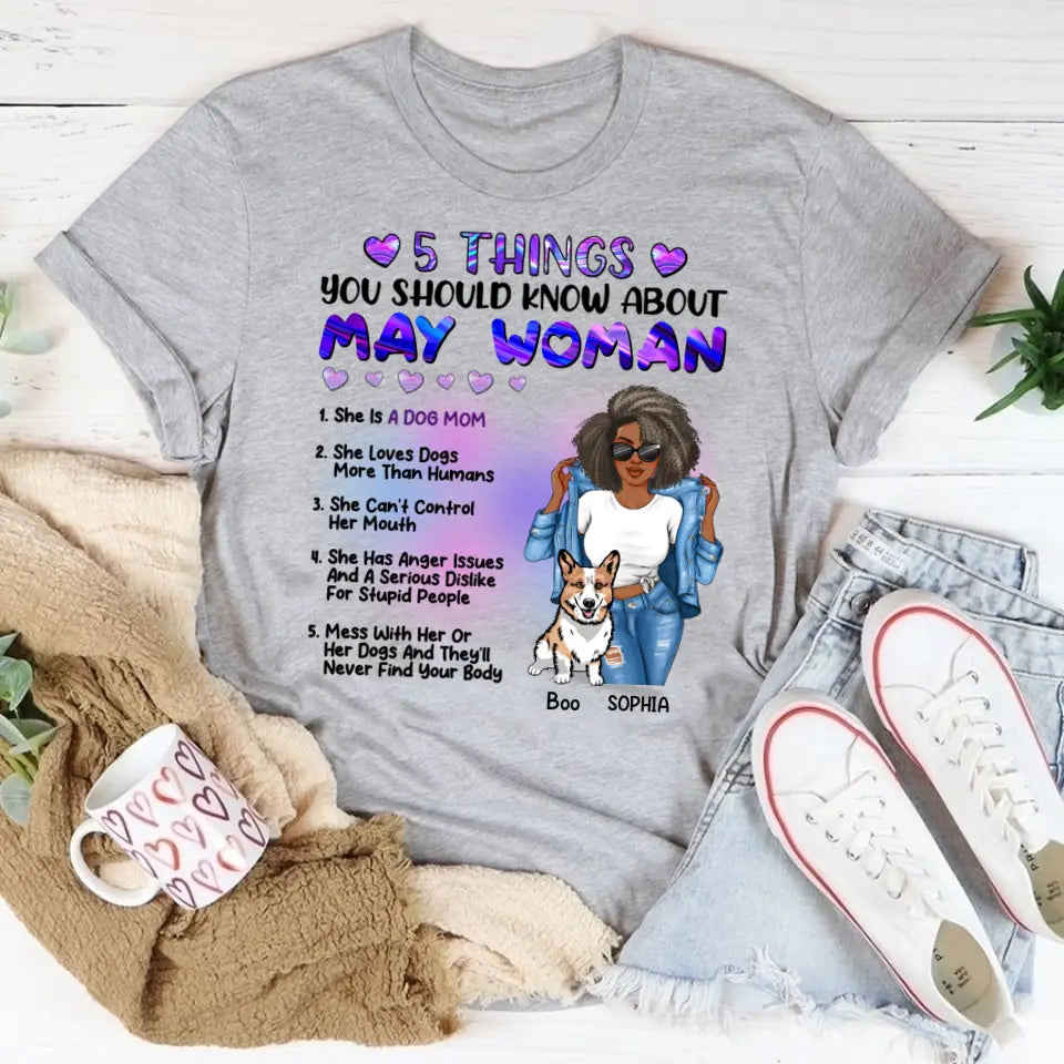 May Birthday Shirt - Custom Birthday Gift for Queens Born in May