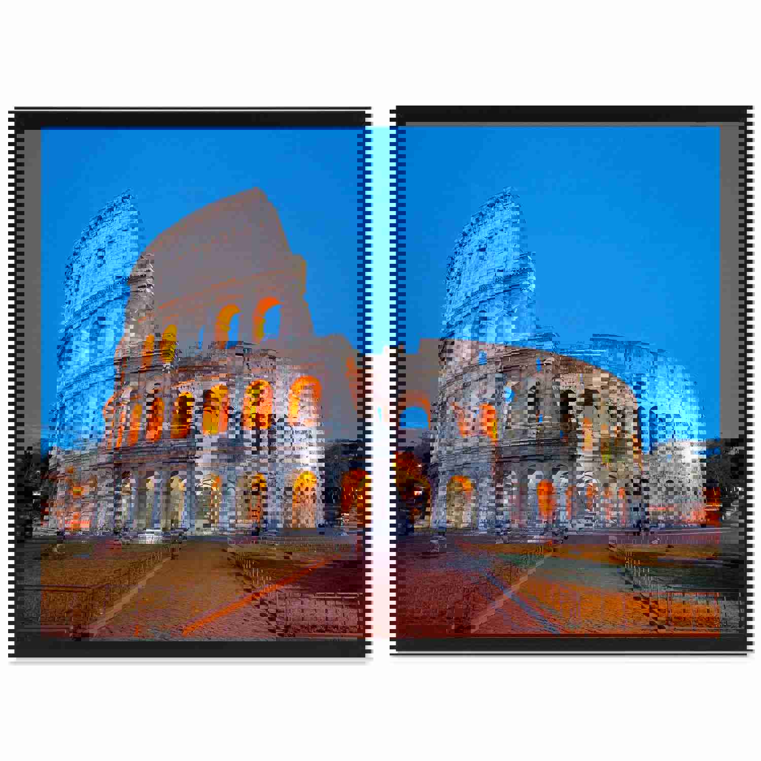 Rome Italy Landscape Photo Canvas Print for Home Décor Wall Art