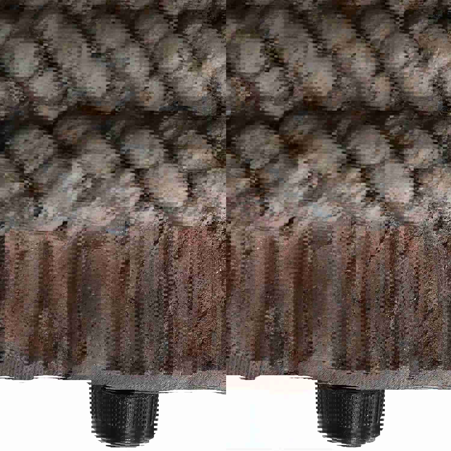 Sunnydaze Outdoor 29-Inch Rope and Barrel Design Propane Gas Fire Pit Table with Lava Rocks