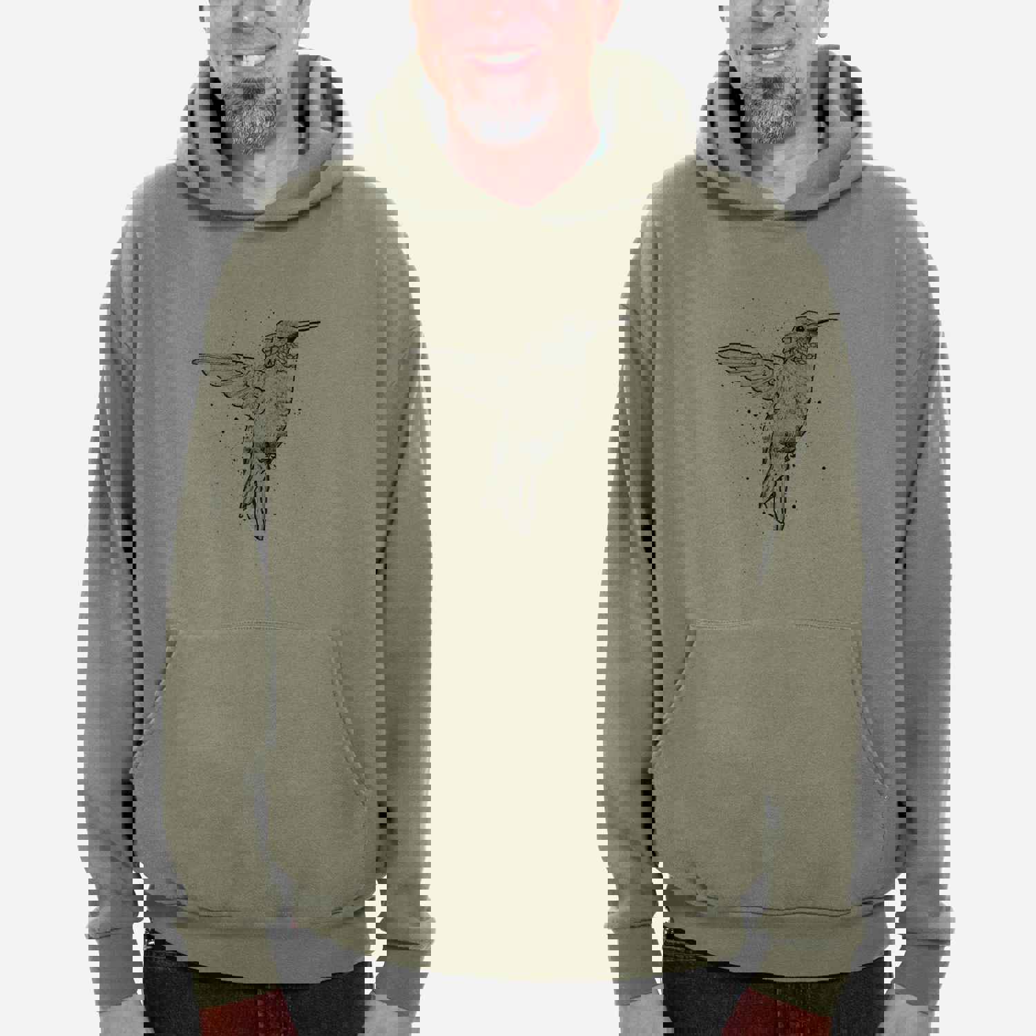 Archilochus Colubris - Ruby-throated Hummingbird - Bodega Midweight Hoodie