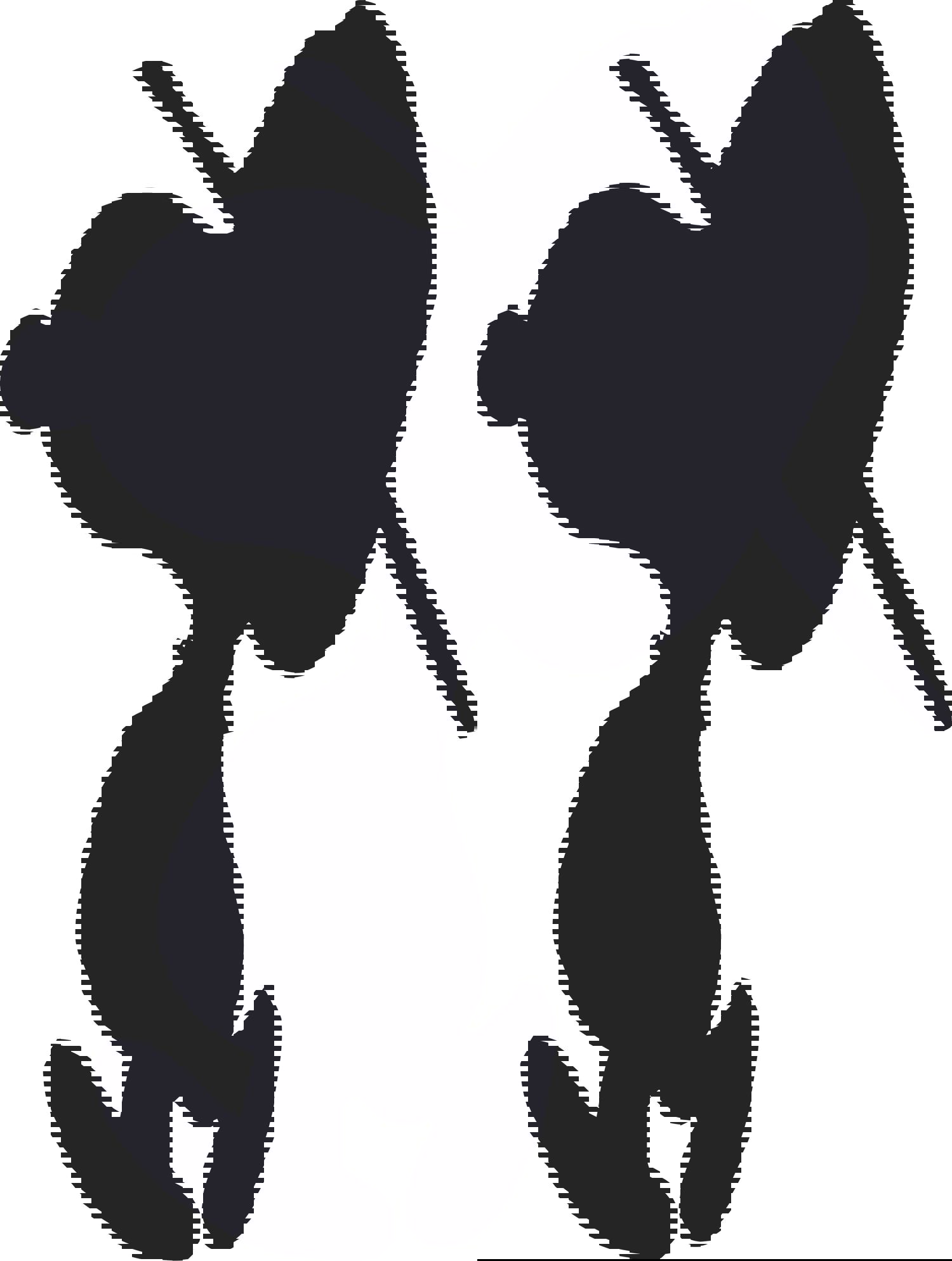 Snoopy Vinyl Wall Art Sticker Decal - Snoopy Cowboy Hat Silhouette