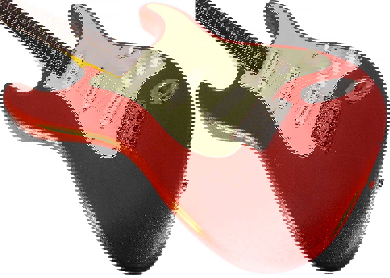 Nash S-63 Guitar, Vintage Orange Sparkle, Light Aging